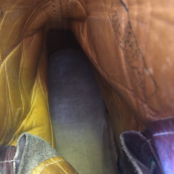 HERMAN SURVIVOR Brown Vintage Steel Toe Insulated Work Boots Mens 9 - Picture 10 of 12